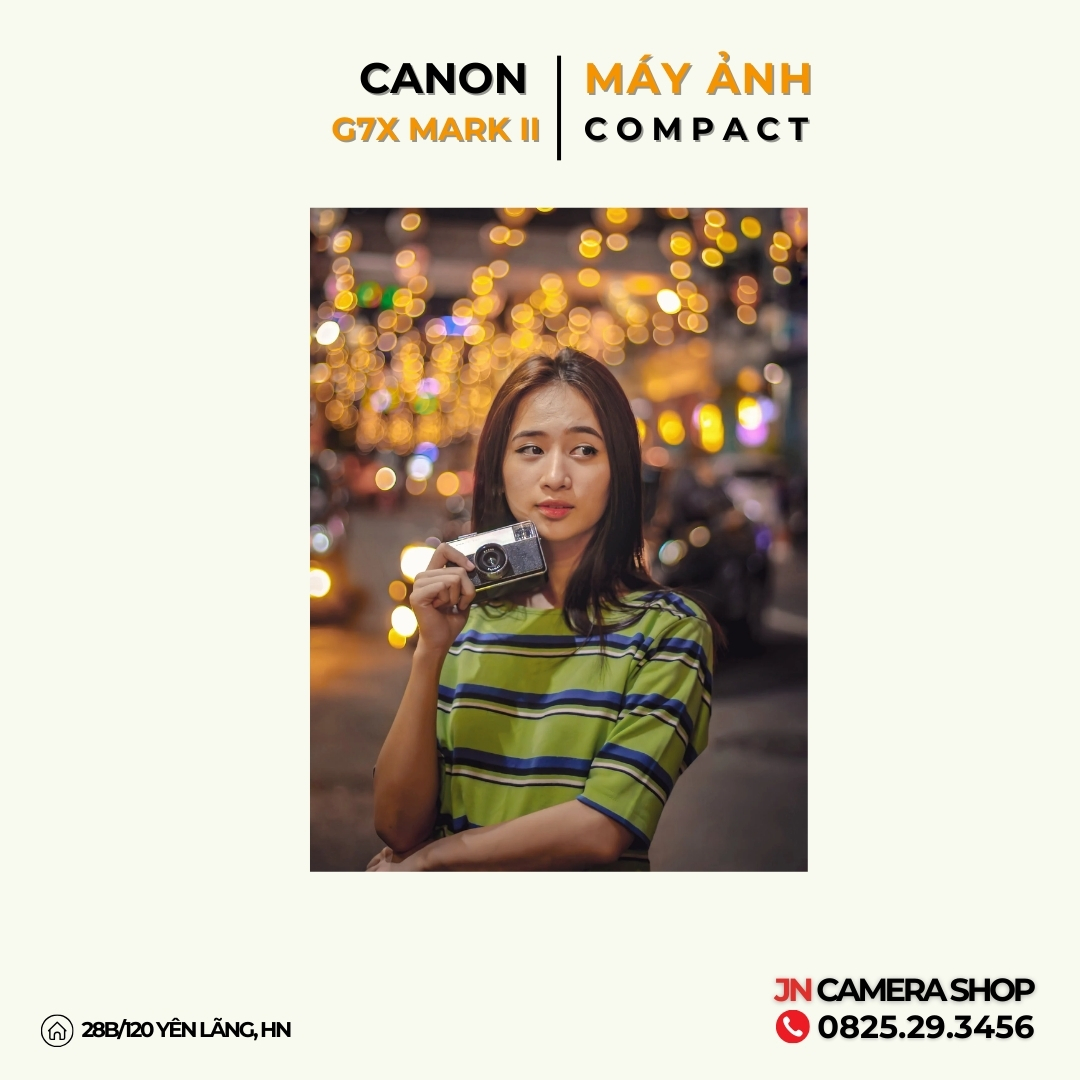 Máy ảnh canon G7X mark II - Máy 99% fullboxx