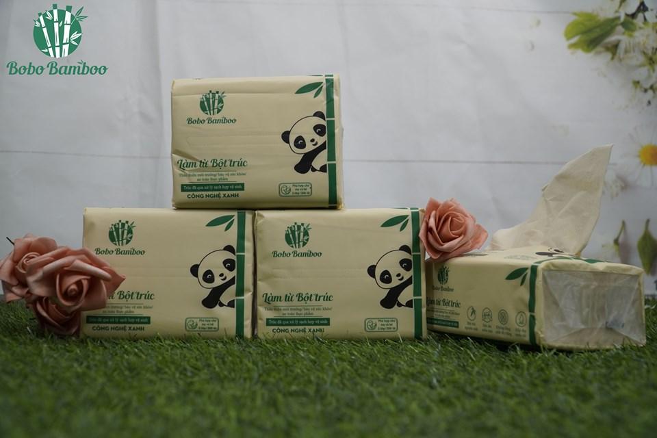 02 Gói Giấy Ăn Cao Cấp Bobo Bamboo