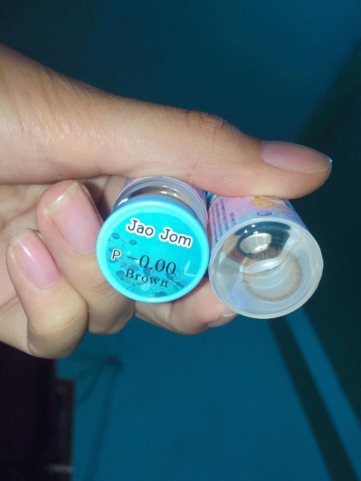 [HCM]Contact Lens - Kính Áp Tròng Nâu Tây Sử Dụng 1 Năm Tặng Kèm Khay Đựng 9