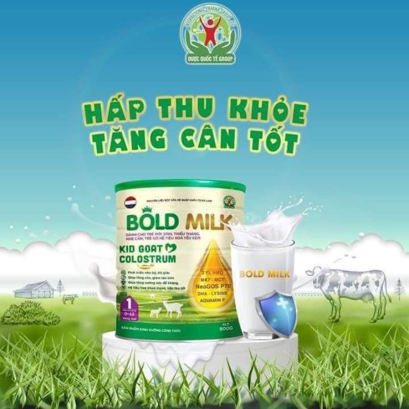 SỮA Y TẾ BOLD MILK BABY COLOSTRUM 900G