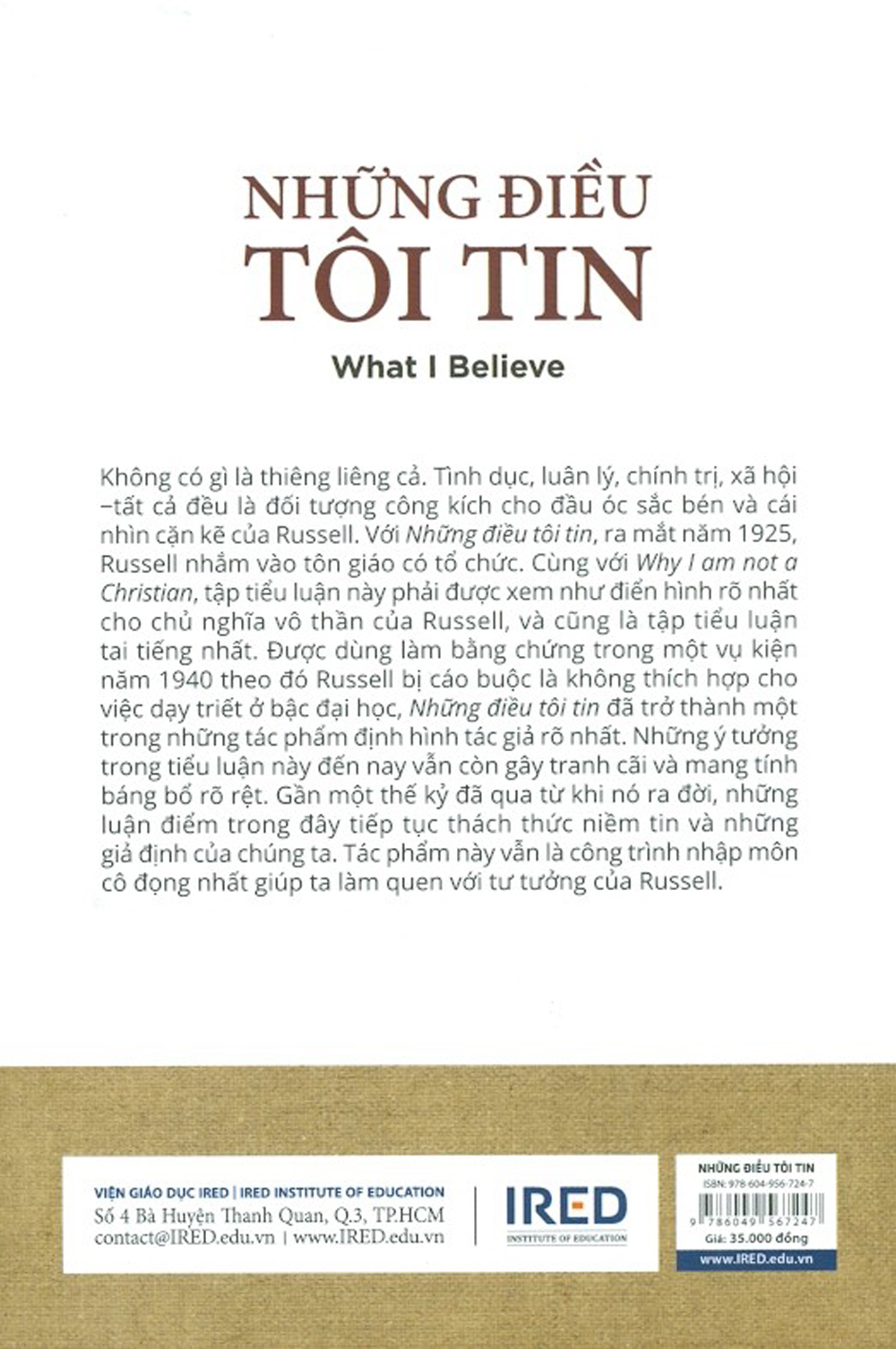 Những Điều Tôi Tin