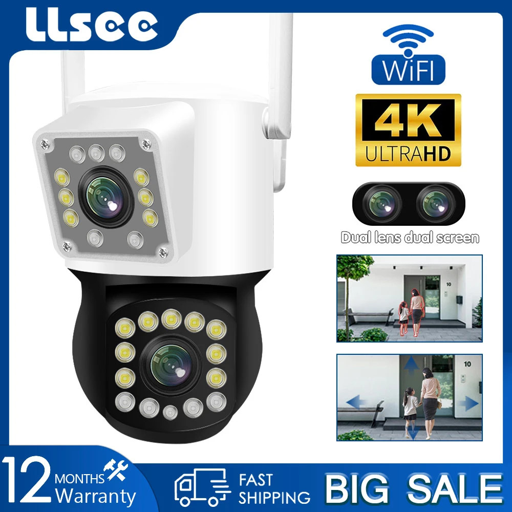 Camera YOOSEE PTZ 2 Mắt ( MẪU LỚN) 4M Xoay 360 Độ- Xem 2 Vị Trí Khác ...