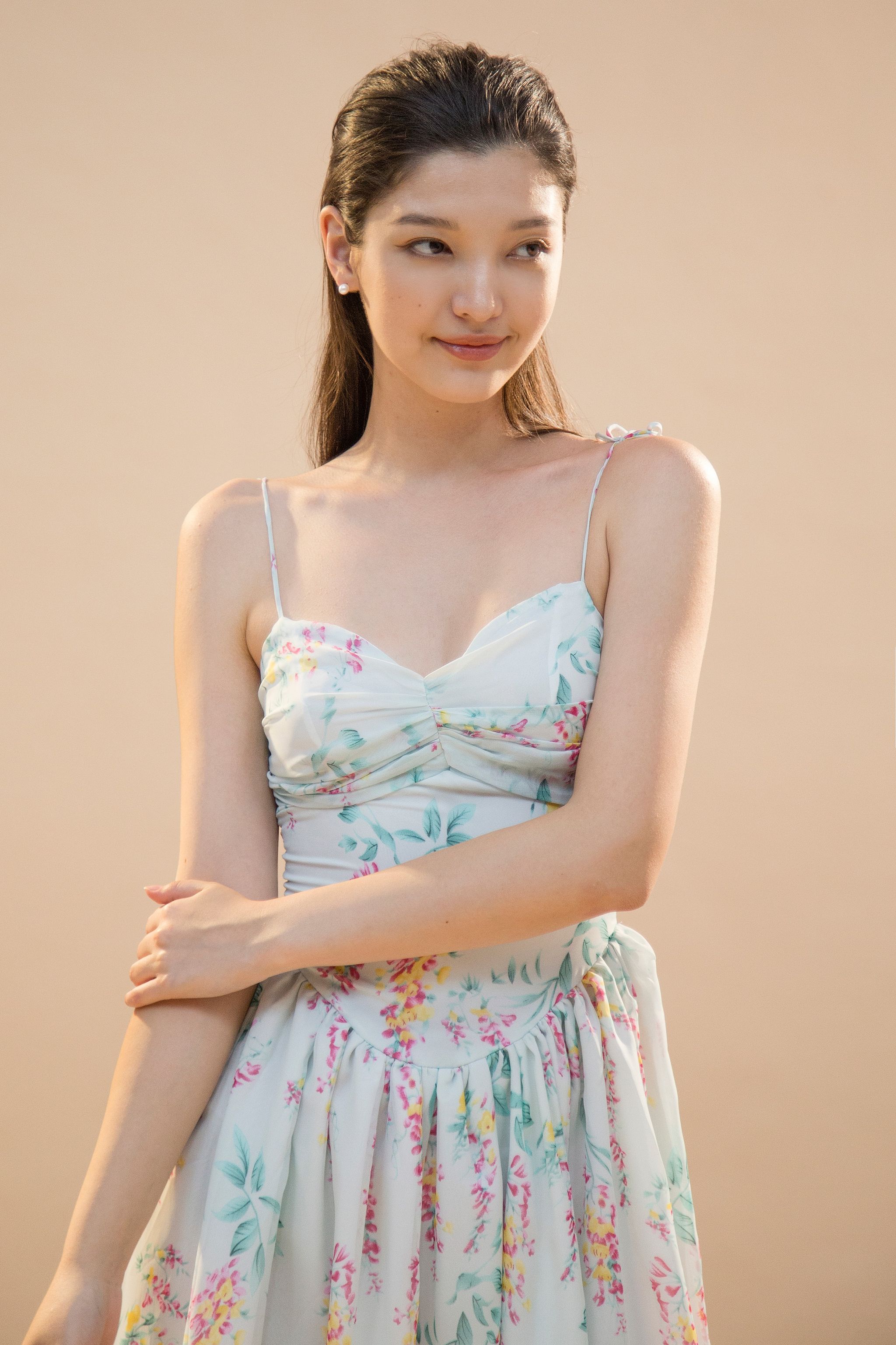 Đầm Hai Dây Hoa - EDINI - D1524