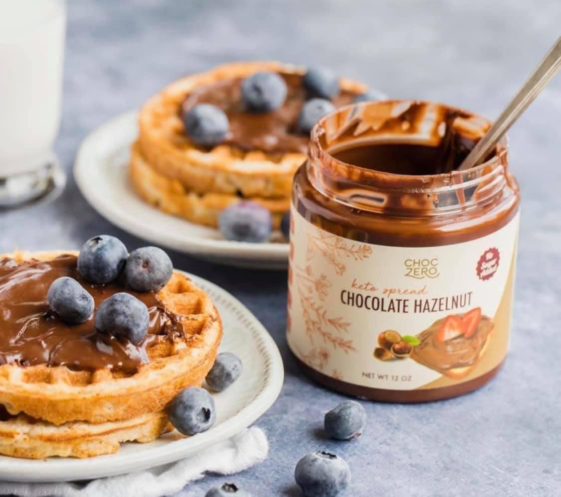 Sốt Chocolate Hạt Phỉ không đường CHOCZERO sugarfree ( keto, eat clean, gymer, tiểu đường)
