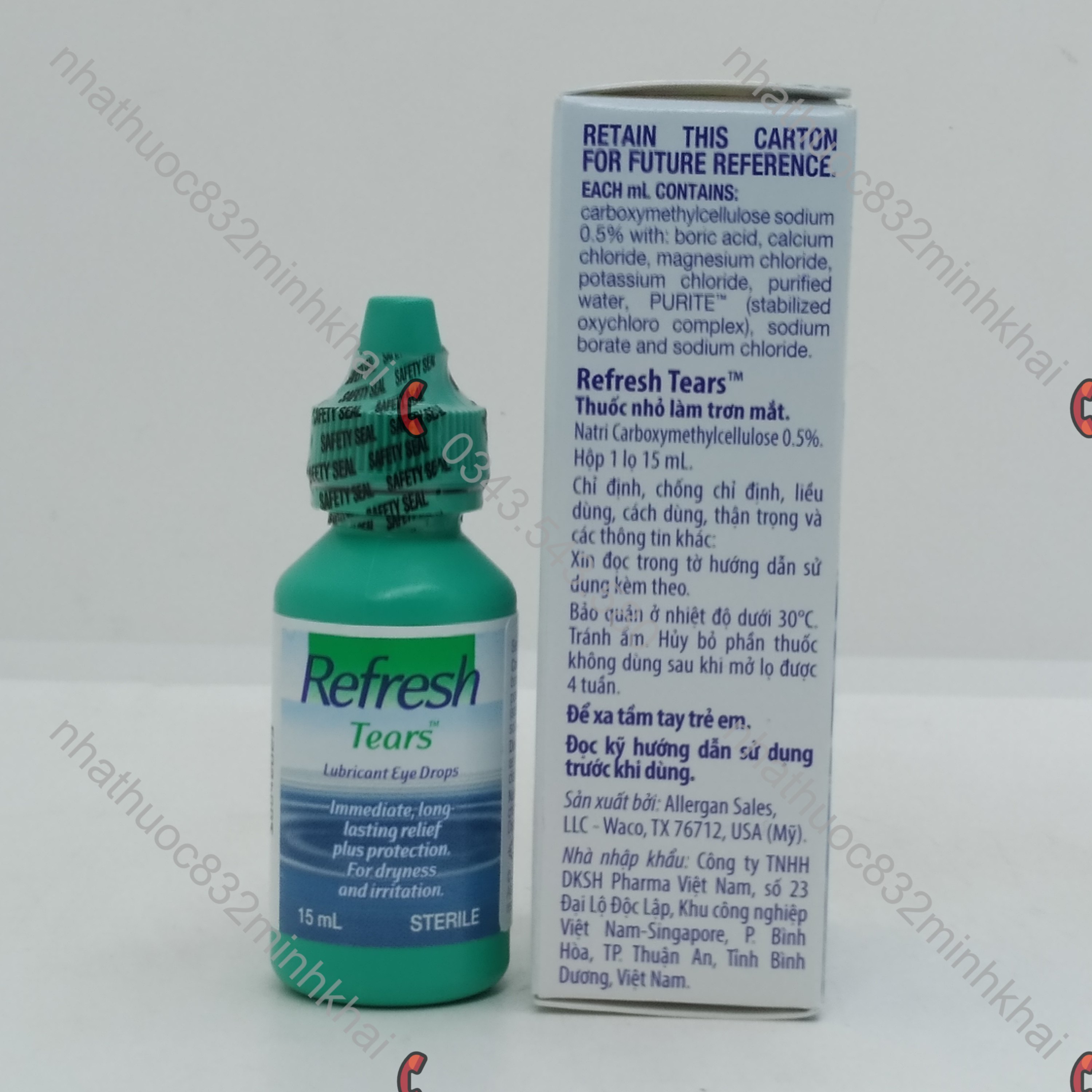 Nhỏ mắt nhân tạo Refresh Tears 15ml