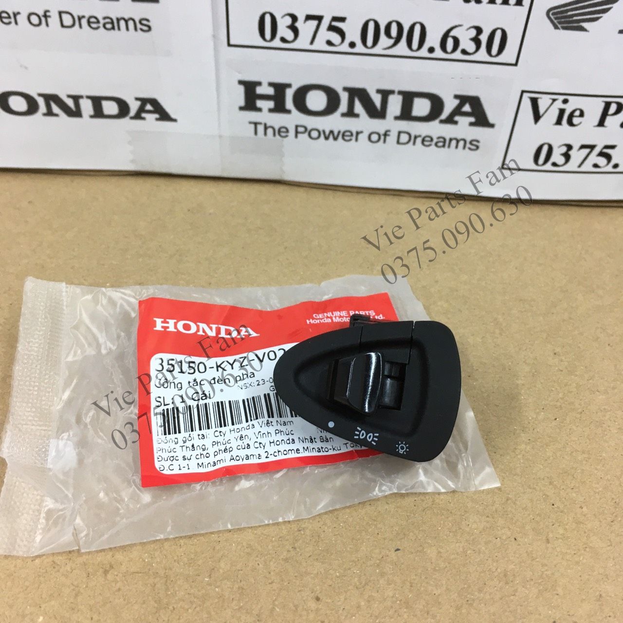 Công Tắc Bật Tắt Đèn Pha Honda Chính Hiệu