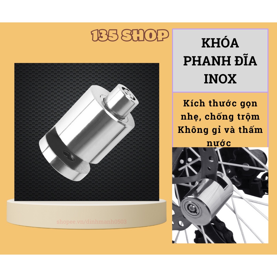 Khóa phanh đĩa chống trộm xe máy Cao Cấp