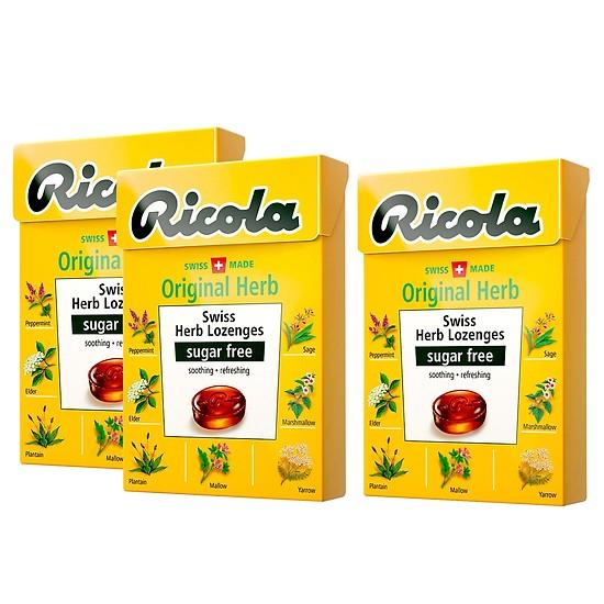 Combo 5 Kẹo Thảo Mộc Hiệu Ricola 40g - Original Herb