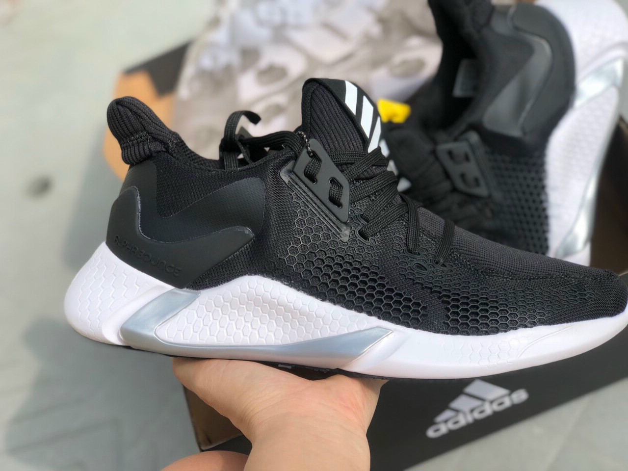 Giày nam adi.das alpha bounce 2020 đủ màu(màu đen, màu xám trăng, xám đỏ, màu xanh, màu cam).