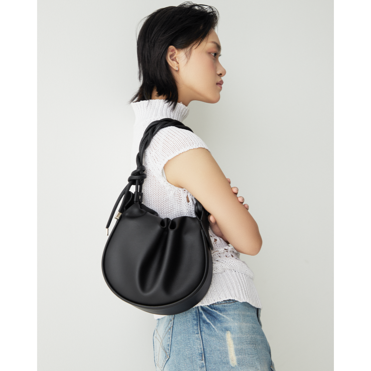 Ther Gab Shoe Bag (Black)