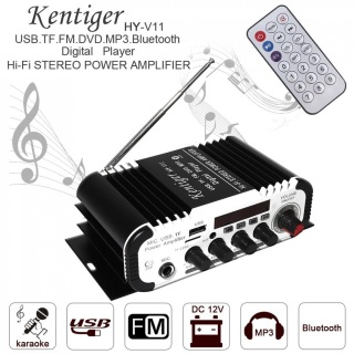Amply bluetooth, Ampli mini Karaoke Kentiger HY 803 12V-220V bluetooth thumbnail