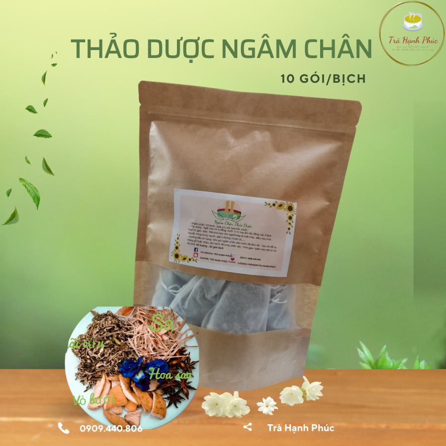 [HCM] THẢO DƯỢC NGÂM CHÂN-  ( Vỏ bưởi sả ngãi cứu hoa hồi muối)