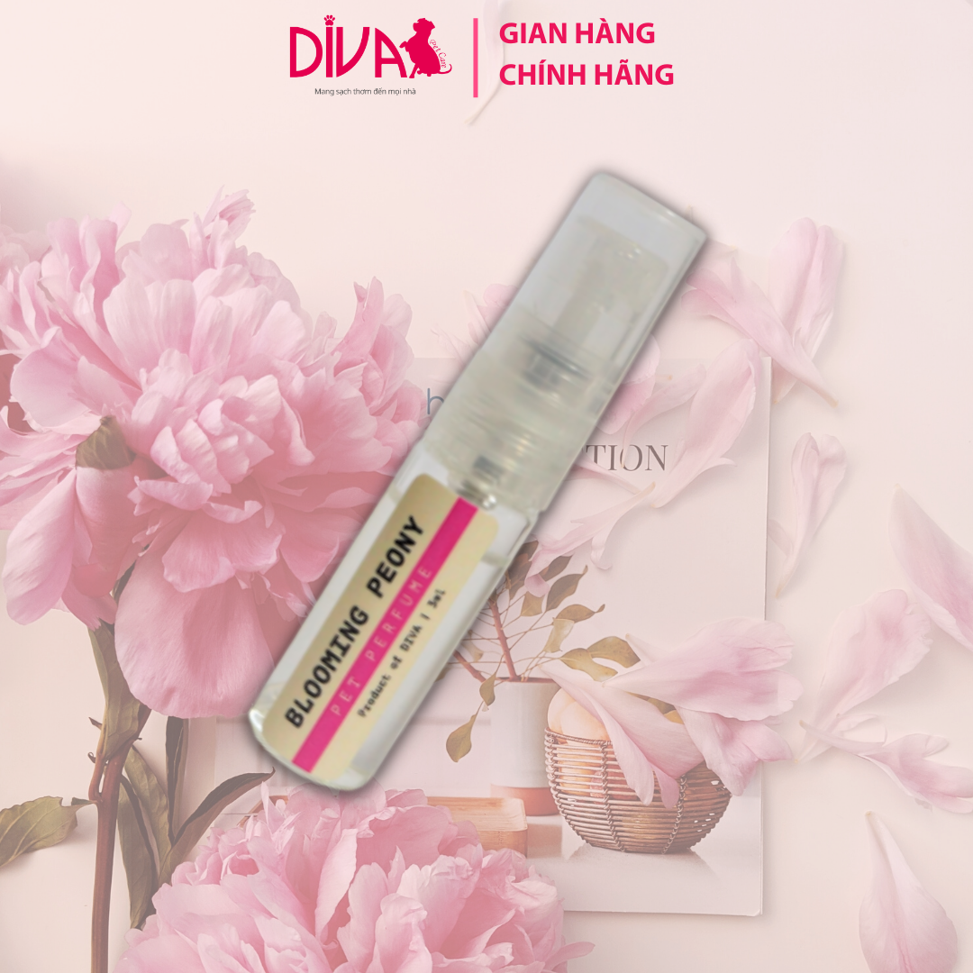 Nước hoa cho chó mèo DIVA Blooming Peony 3ml