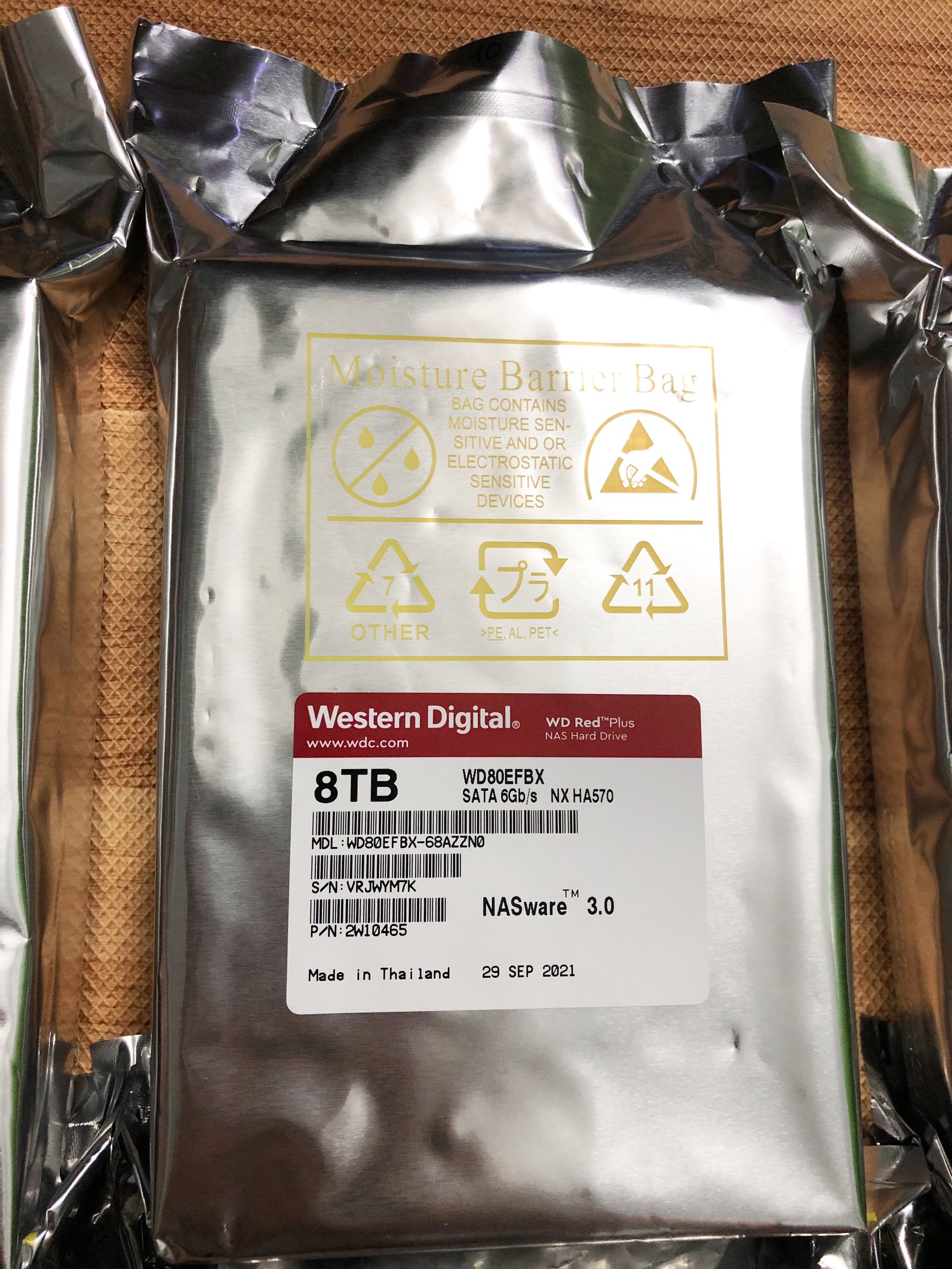 Ổ cứng WD Red plus 8TB WD80EFBX