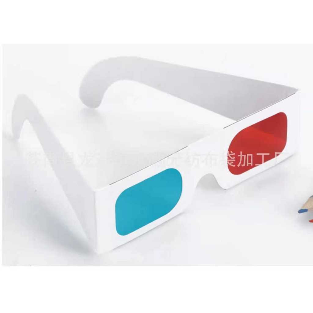 [HCM]Mắt Kính Xem Phim 3D 2 Màu Xanh Đỏ.