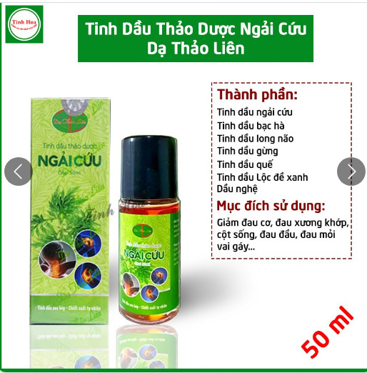 Tinh dầu ngãi cứu dạ thảo liên 50ml