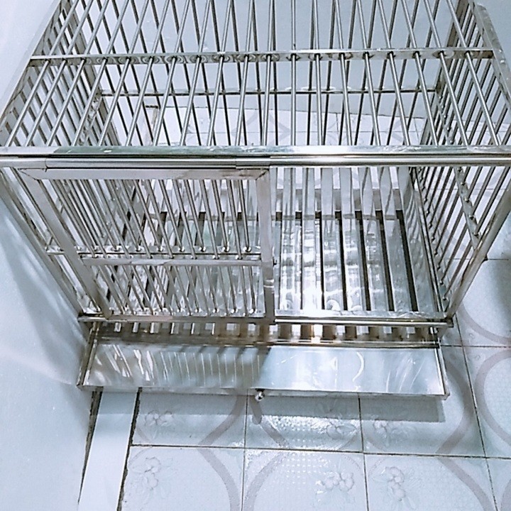 Chuồng Chó Inox Cao Cấp 60x40x65cm - CCO46I -