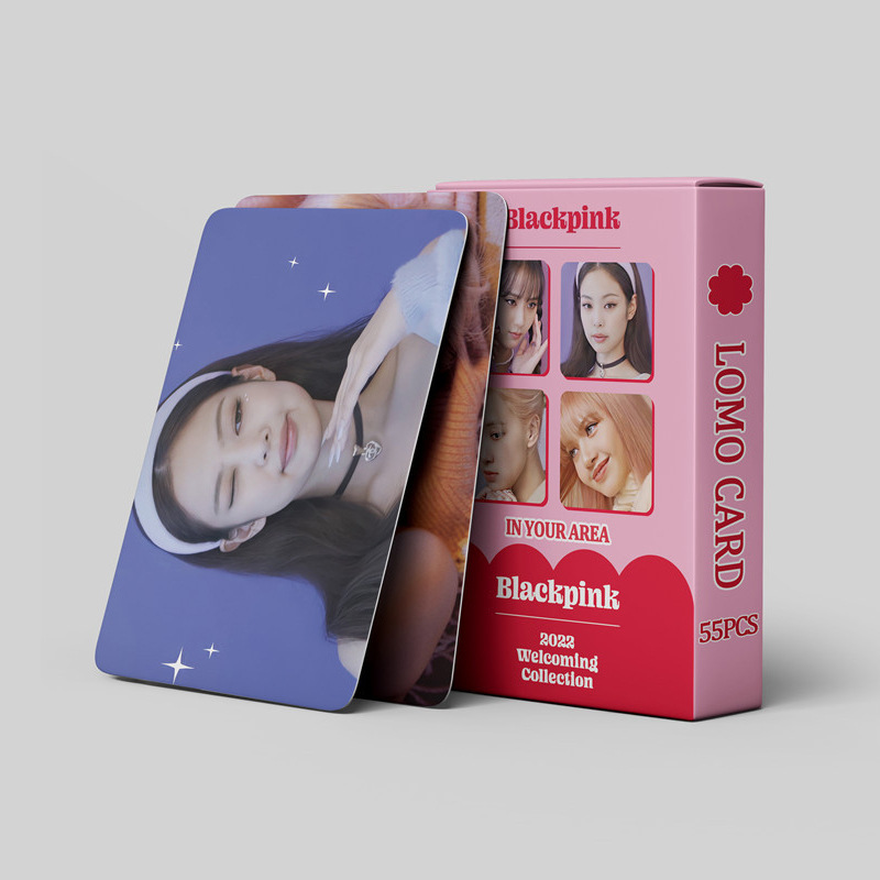 Card lomo card blackpink bo angle 2022 welcoming collection album idol kpop