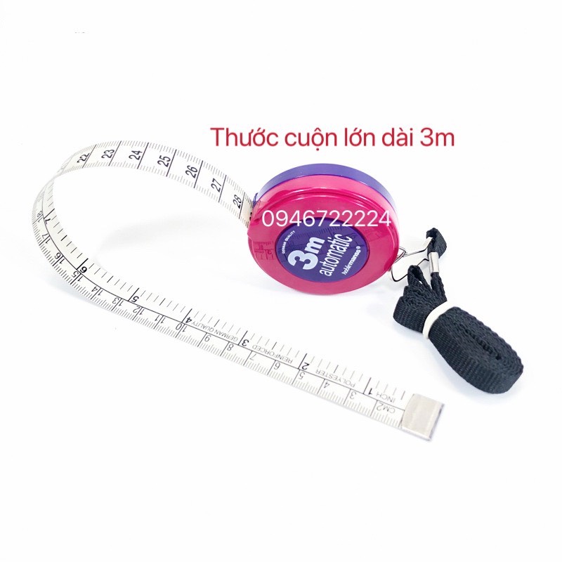 thước dây cuộn rút 3m của đức