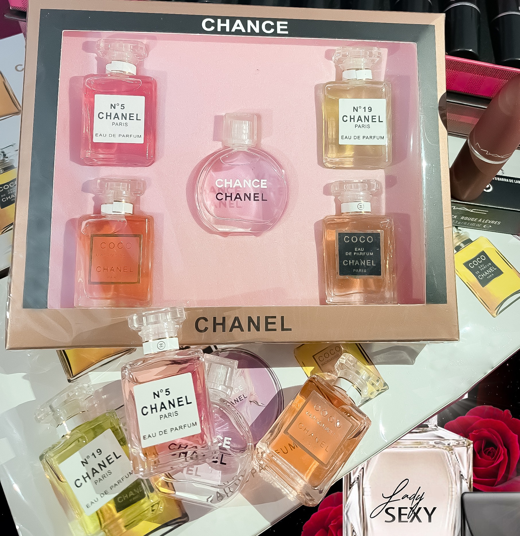Combo 5 chai nước hoa nữ cao cấp