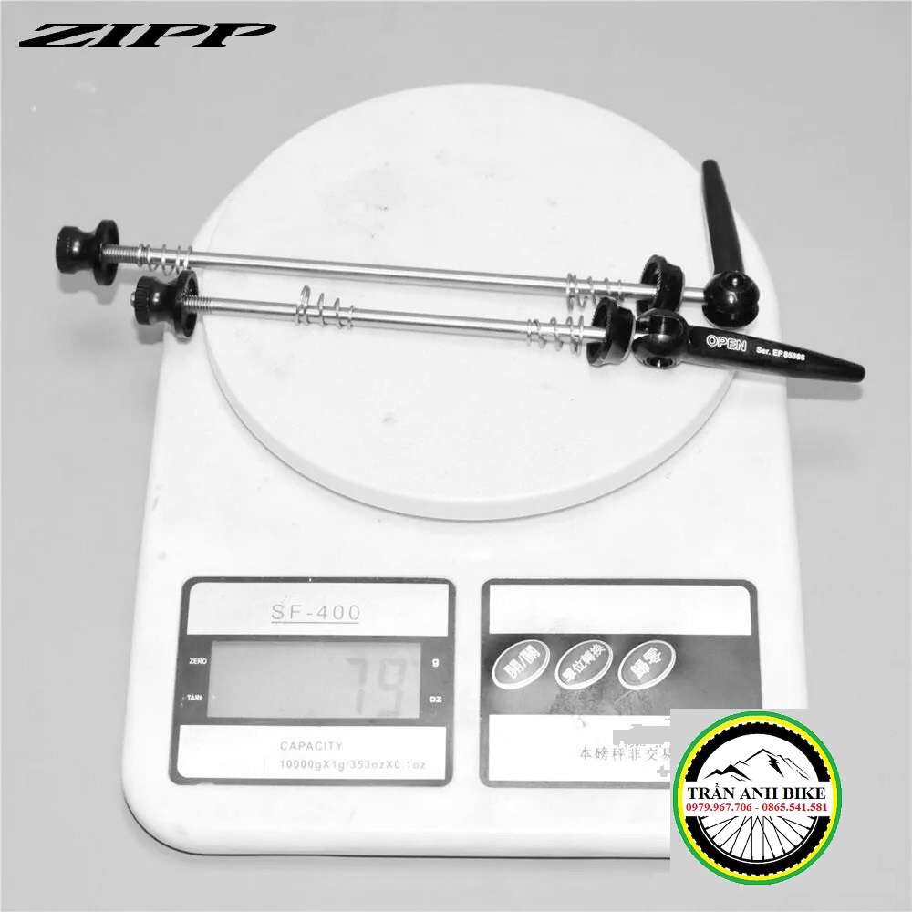 Cặp Ti Kẹp Moay Ơ Hub Xe Đạp Titanium ZIPP