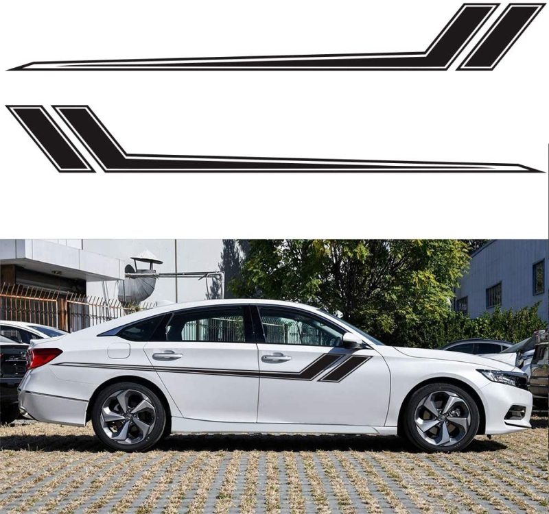 Tem Dán Trang Trí Sườn Xe Racing Stripe