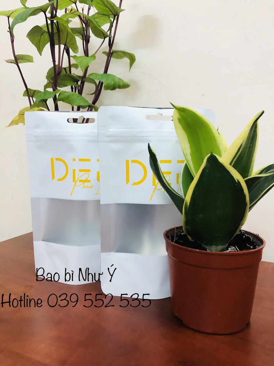 [1kg/size] túi zip sữa cửa sổ tràn đựng bột đậu hạt cafe (mẫu mới có móc khóa - hoặc ko móc khóa)