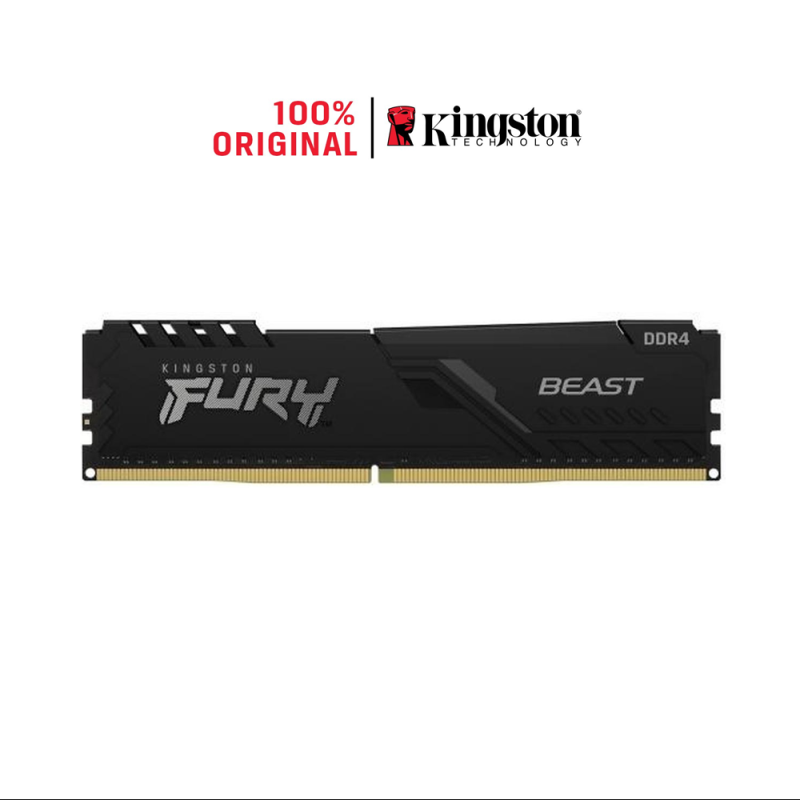 Bảng giá [Tem Chính Hãng Vĩnh Xuân/Viết Sơn] Ram PC Kingston Fury Beast Black 8GB 2666MHz DDR4 KF426C16BB/8 Bảo Hành 3 Năm Phong Vũ