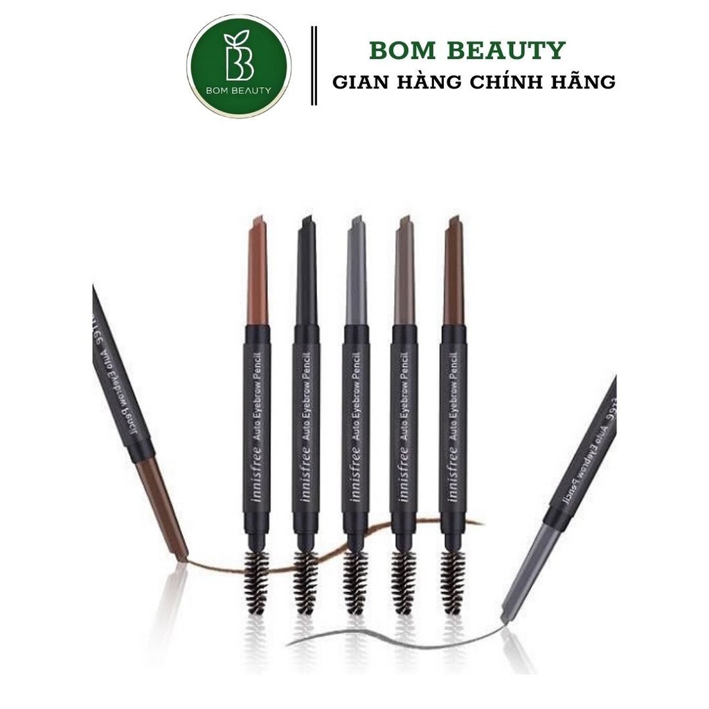 Chì kẻ mày 2 đầu innisfree auto eyebrow pencil.