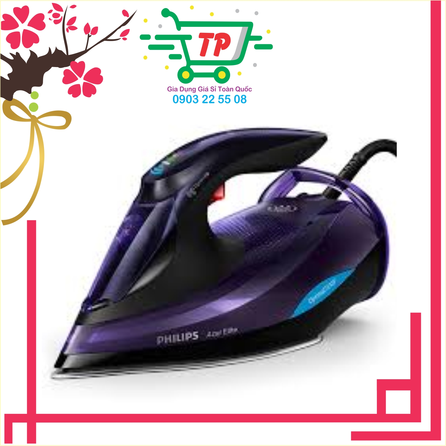 [HCM]Bàn ủi hơi nước PHILIPS GC5039