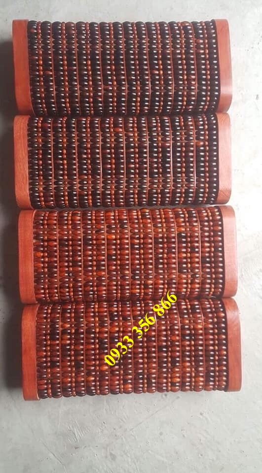 Gối Gỗ Trắc Hạt Quả Trám