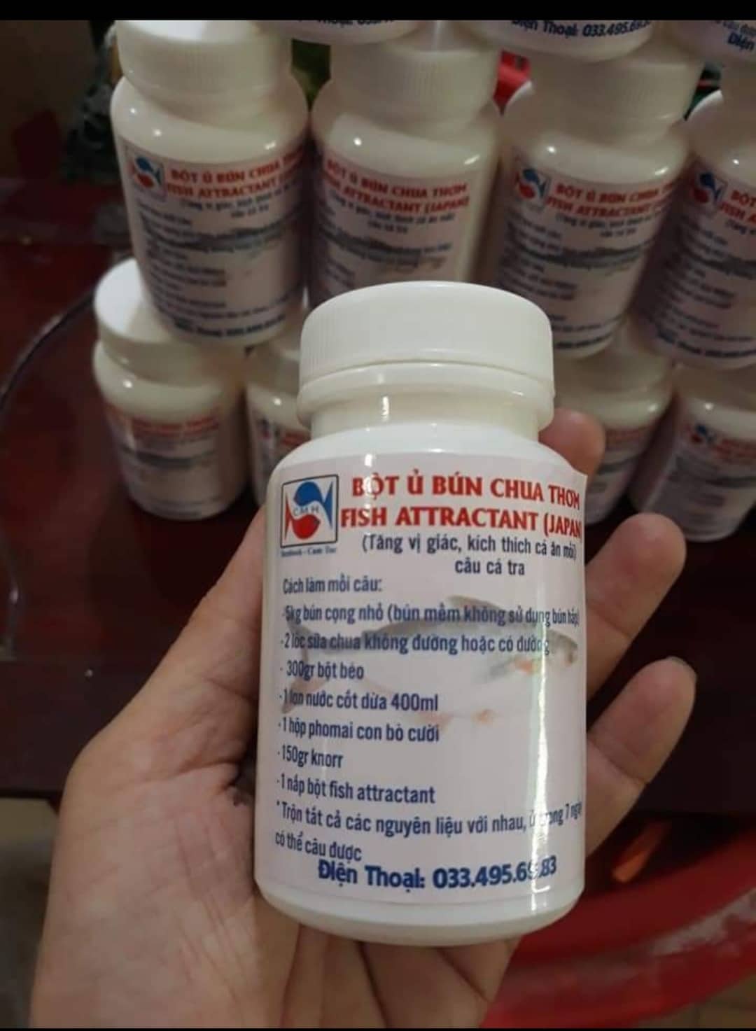 Bột ủ bún chua thơm câu cá tra