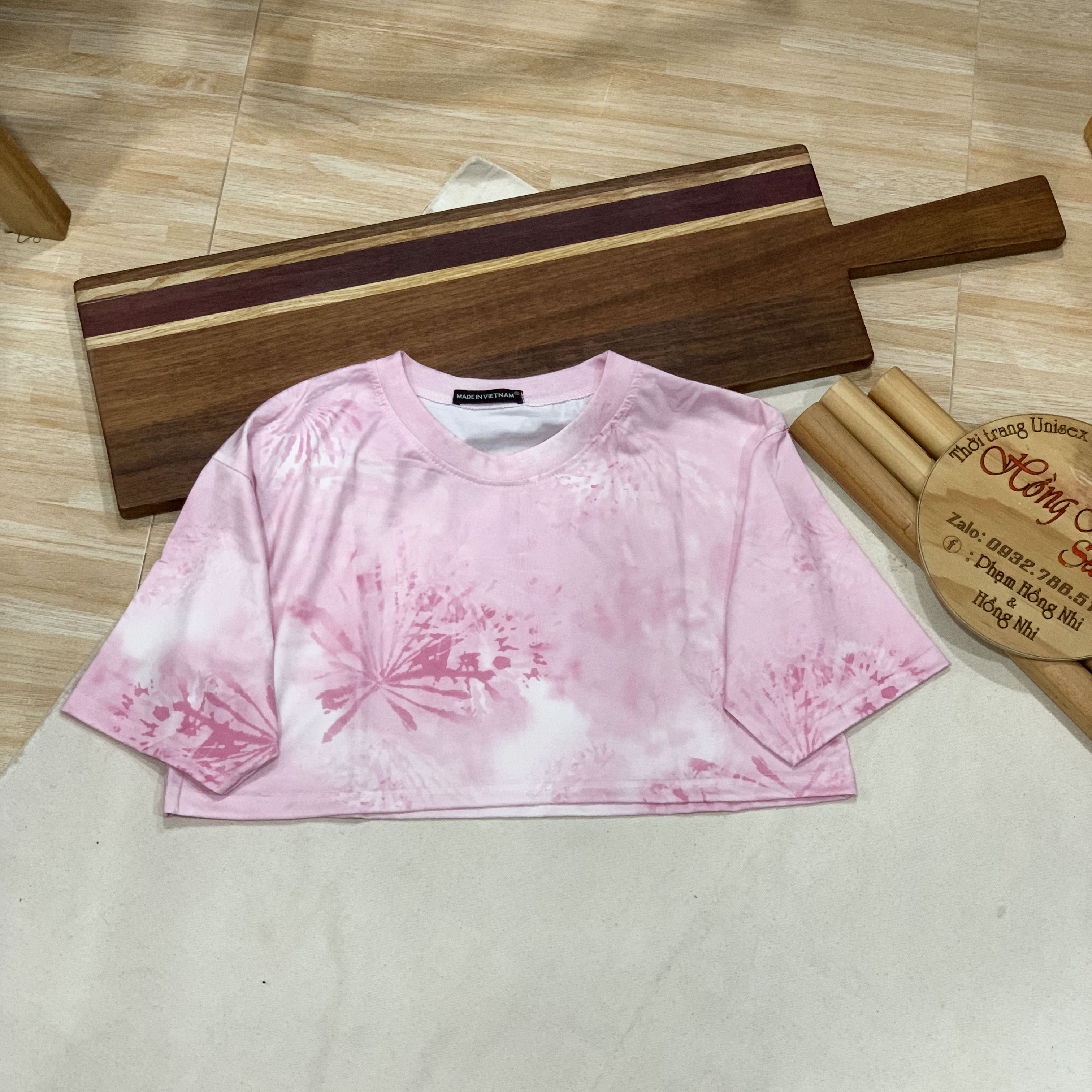 Áo Croptop Kèm Bra Tay Lỡ Dáng Rộng Oversize Ulzzang - MM