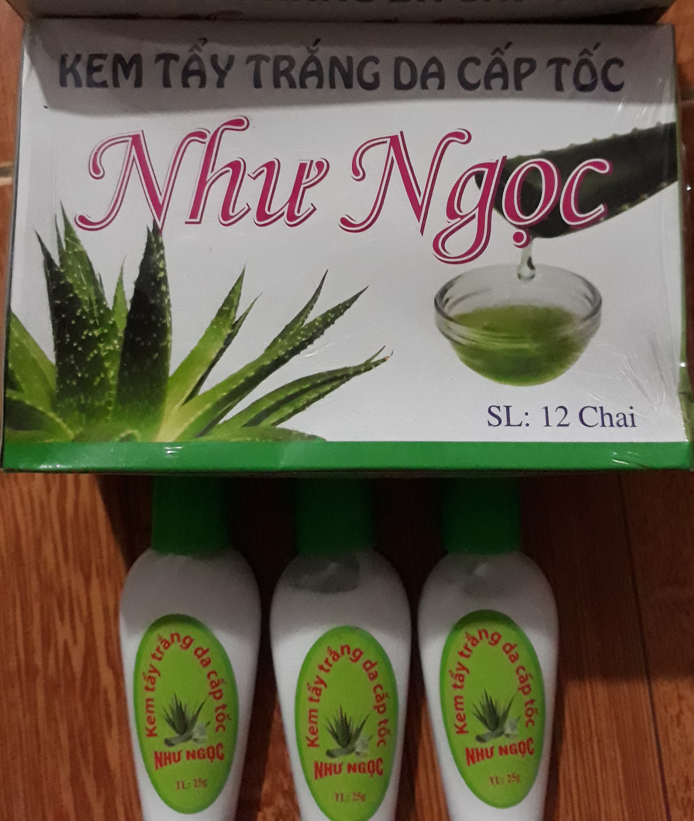 combo 3 hộp kem trắng da như ngọc
