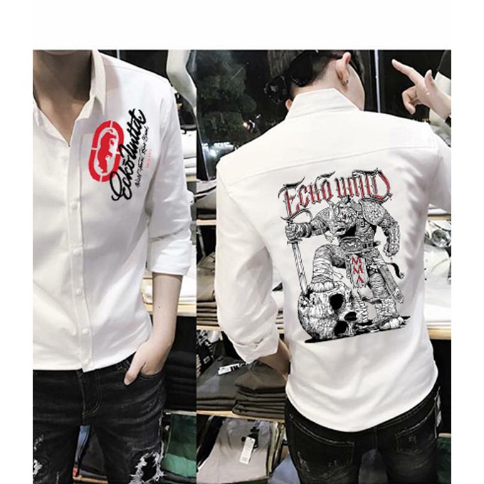 [HCM](Siêu Phẩm) BST 4 Áo Sơ Mi Nam Họa Tiết ECKO UNLTD HÀ MÃ Cao Cấp | ECKO Shirt SM10