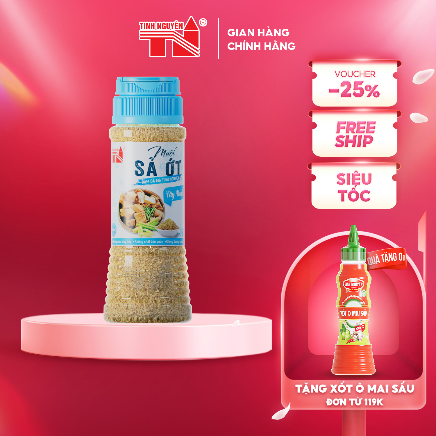 Muối Sả Ớt Tây Ninh Tinh Nguyên (90g)