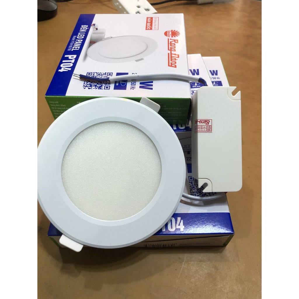 Đèn led âm trần mỏng 90/7w rạng đông