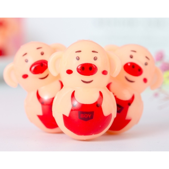 Đồ chơi con lật đật hình Heo mini siêu đáng yêu cho bé