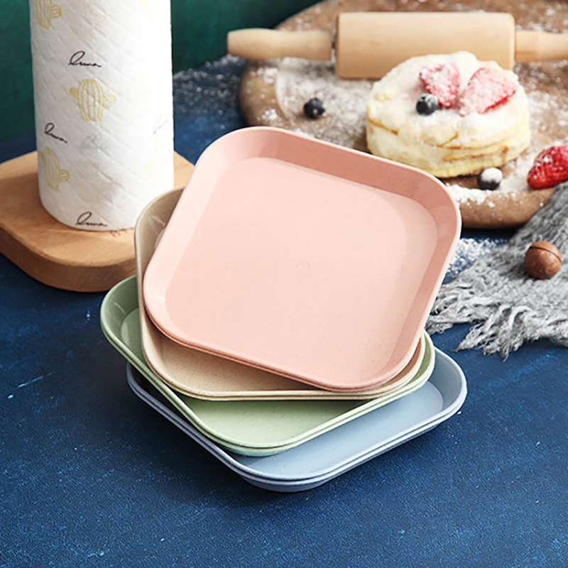 Đĩa Nhựa Lúa Mạch Tone Màu Pastel
