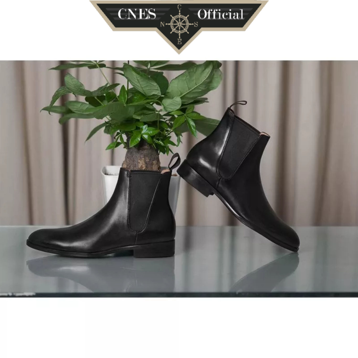 Giày Chelsea Boots Nam Thương Hiệu CNES (VULCANO-CNS B99N 1)