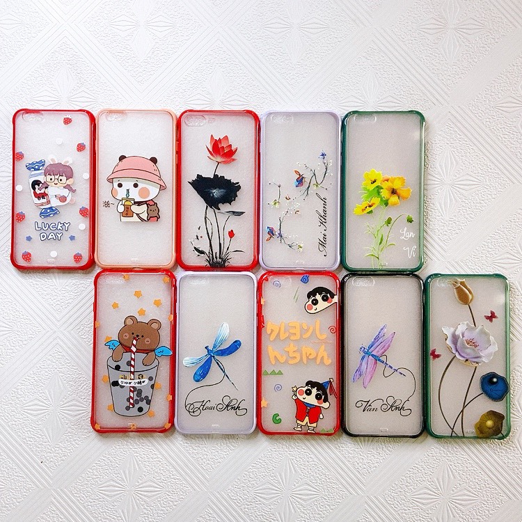 Ốp viền màu hình kute iphone 6 plus/ 6s plus