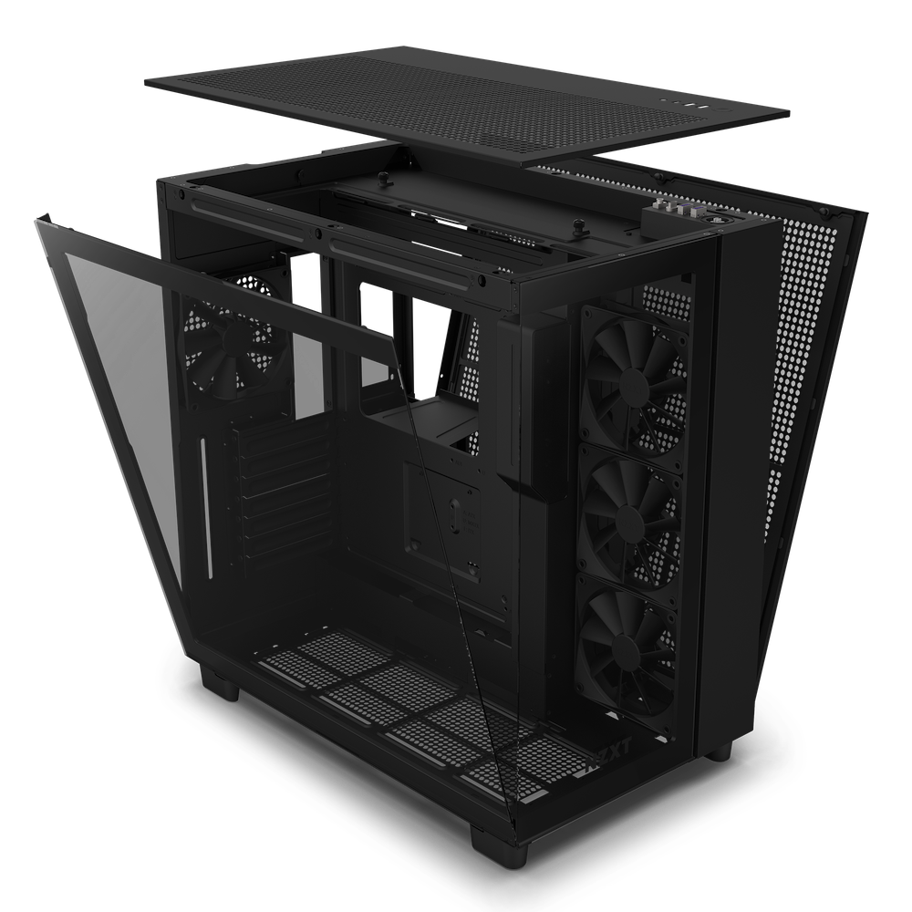 Vỏ Case máy tính NZXT H9 Flow - Hàng chính hãng