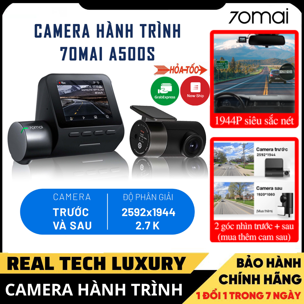 Camera hành trình 70mai Dash Cam Pro Plus+ A500s full Phiên bản Quốc tế