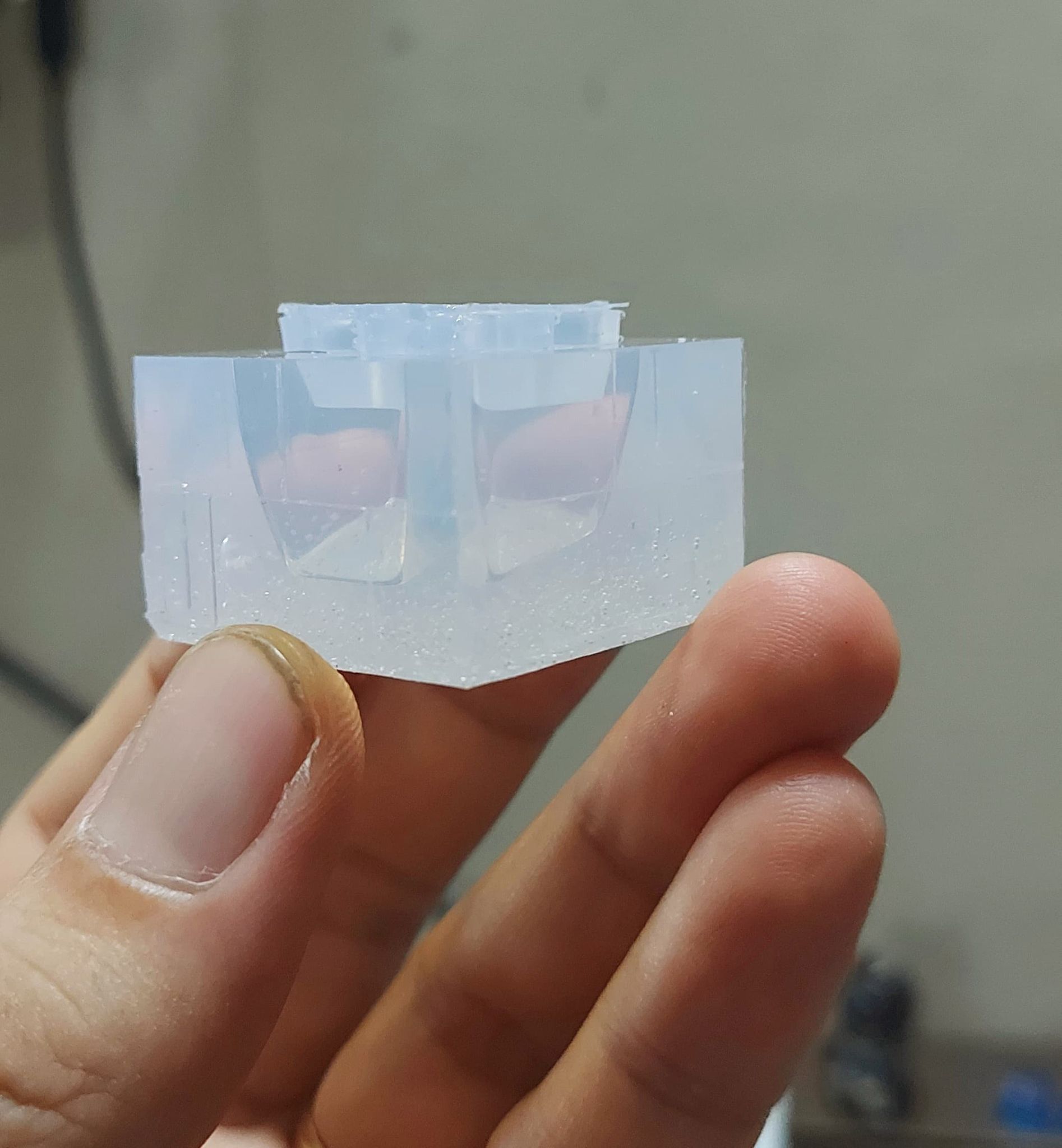 Khuôn silicon làm keycap profile SA R1 cực bóng (không cần đánh bóng)