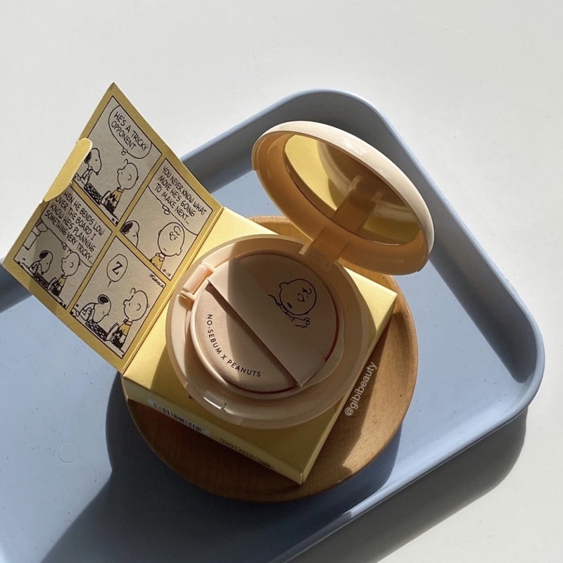 Phấn nước INNISFREE x PEANUTS No Sebum Powder Cushion