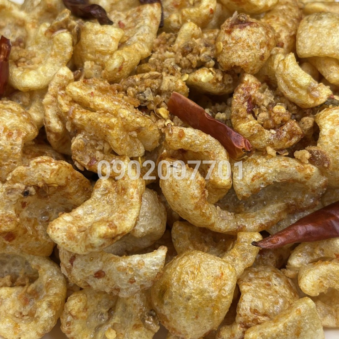 250g Da heo cháy tỏi thơm ngon - đồ ăn vặt