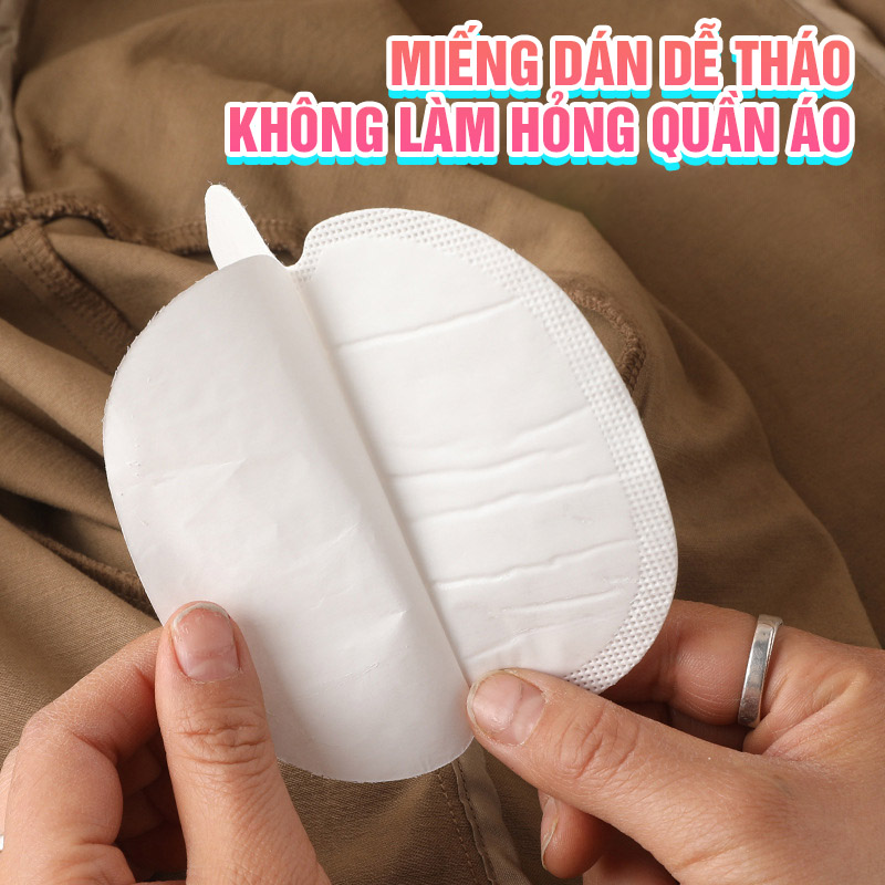 Miếng Hút Mồ Hôi - 5 Gói 50 Miếng Dán Thấm Hút Mồ Hôi Nách Siêu Mỏng - 100style