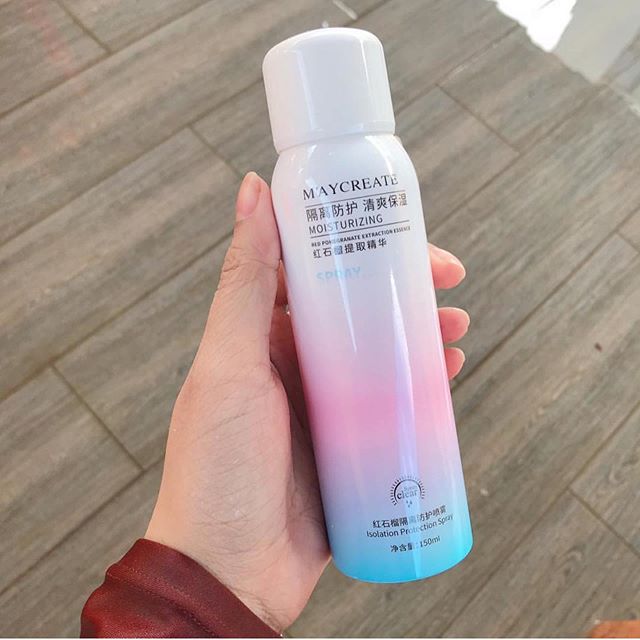 Xịt Chống Nắng Trắng Da Maycreate 150ml -Hàng nội địa trung
