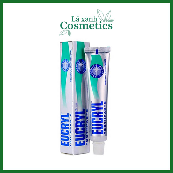 Kem đánh răng vị bạc hà Eucryl Toothpaste 62g