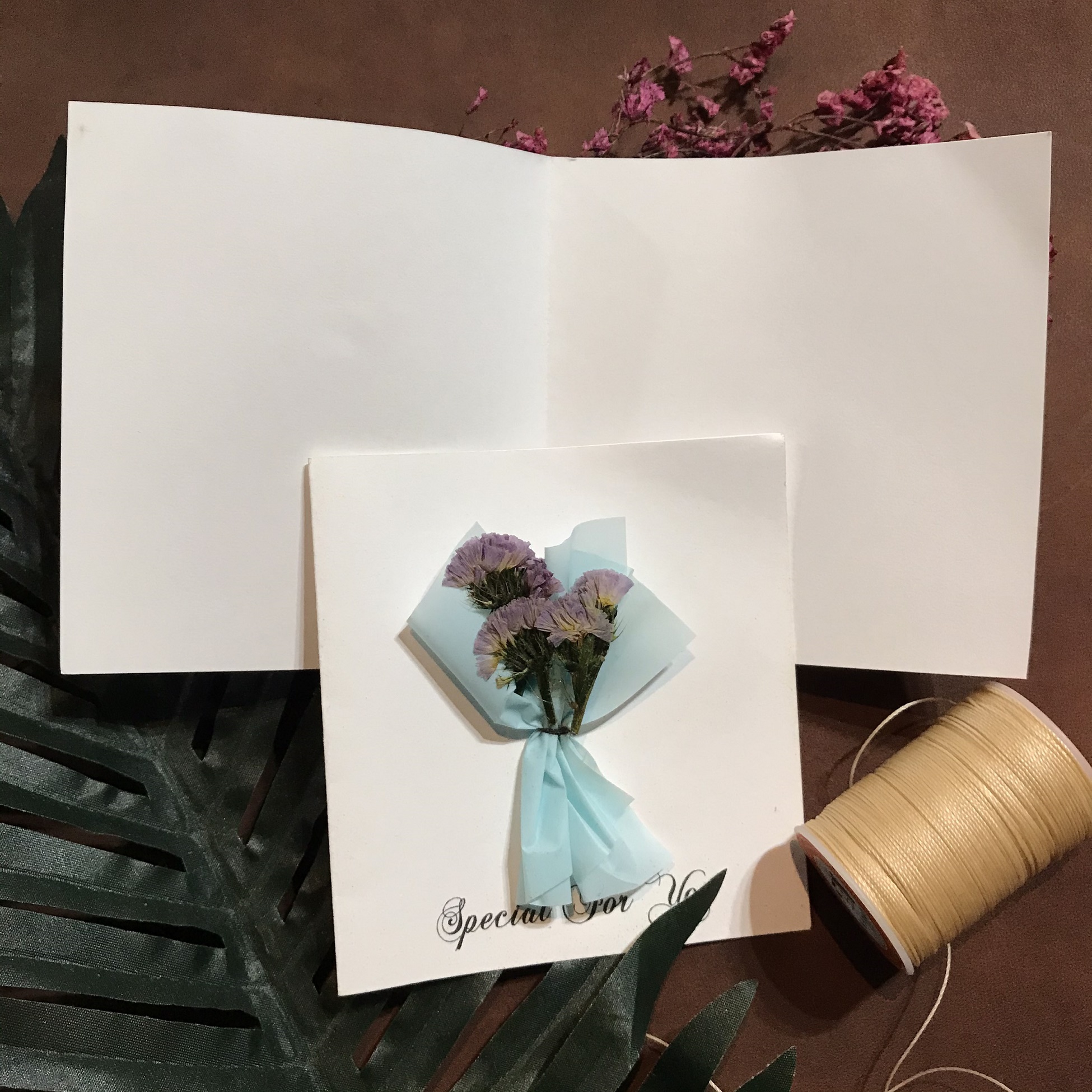 [HCM]Thiệp Hoa Khô Handmade
